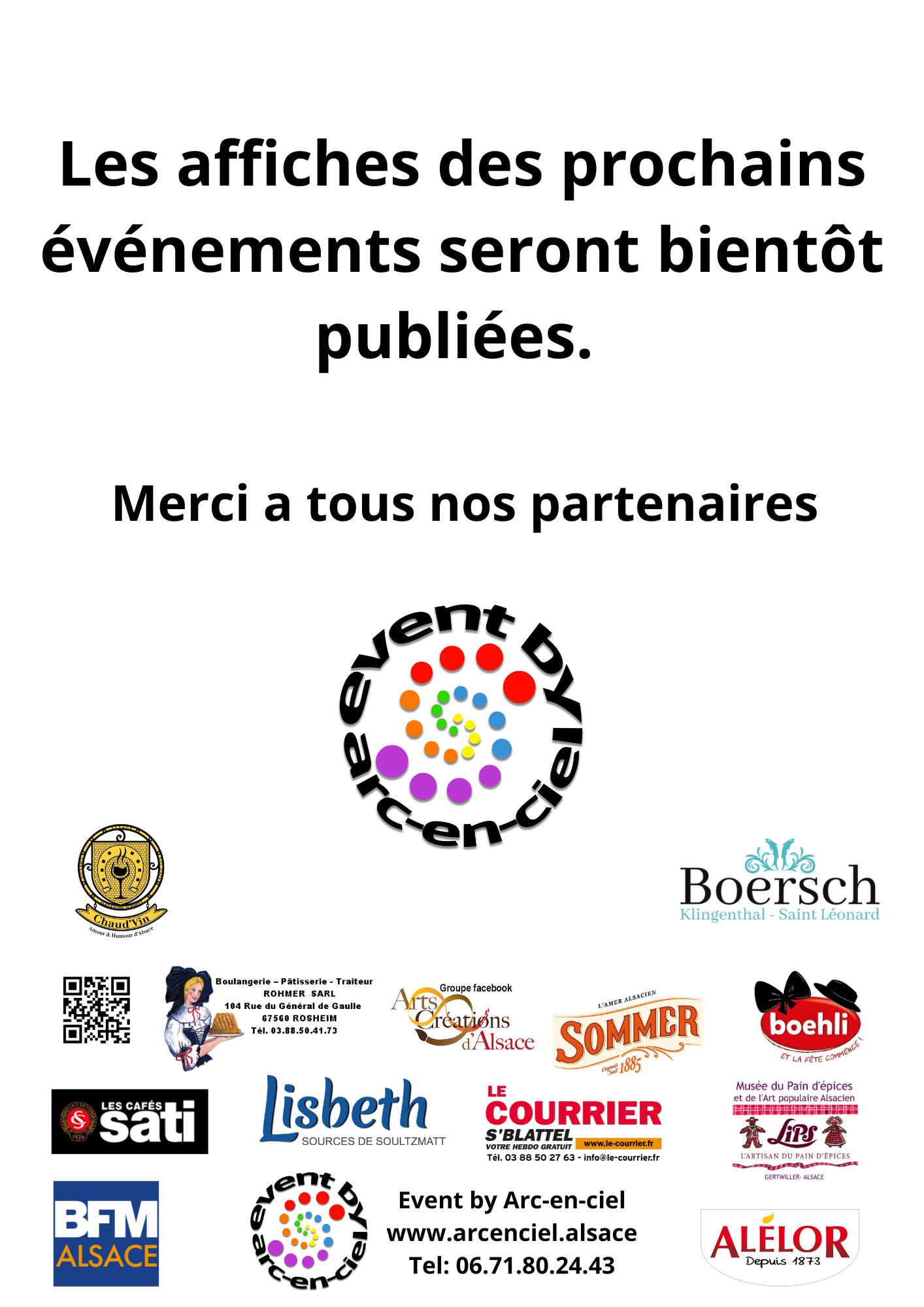 Prochains evenements
